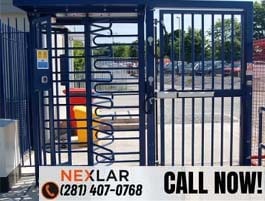 pedestrian-security-gates Houston Gate Company