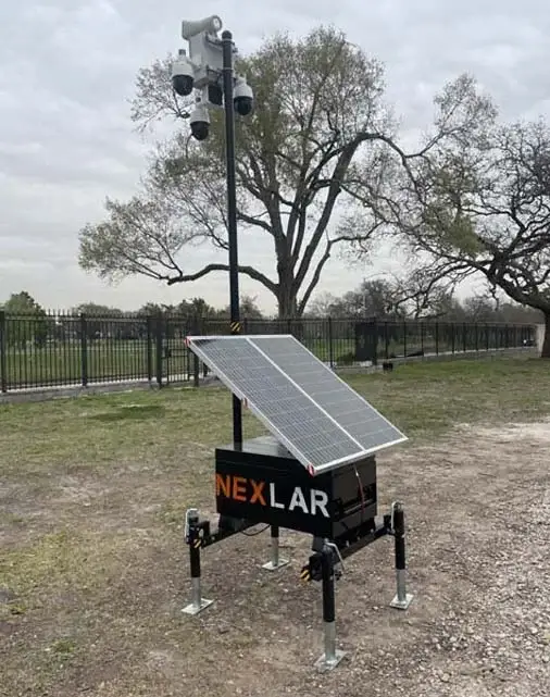 solar-trailor-security-monitoring-systems Onsite Solar Surveillance Camera System