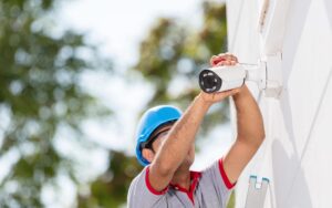 Worker-installing-security-camera-300x188 Blog