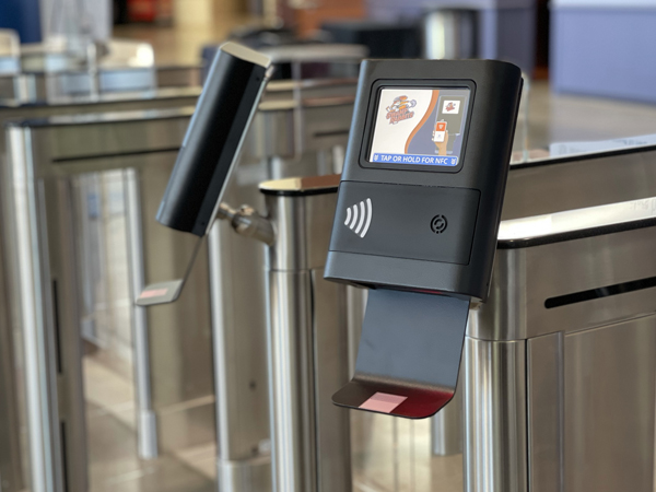 alvarado optical turnstile lobby