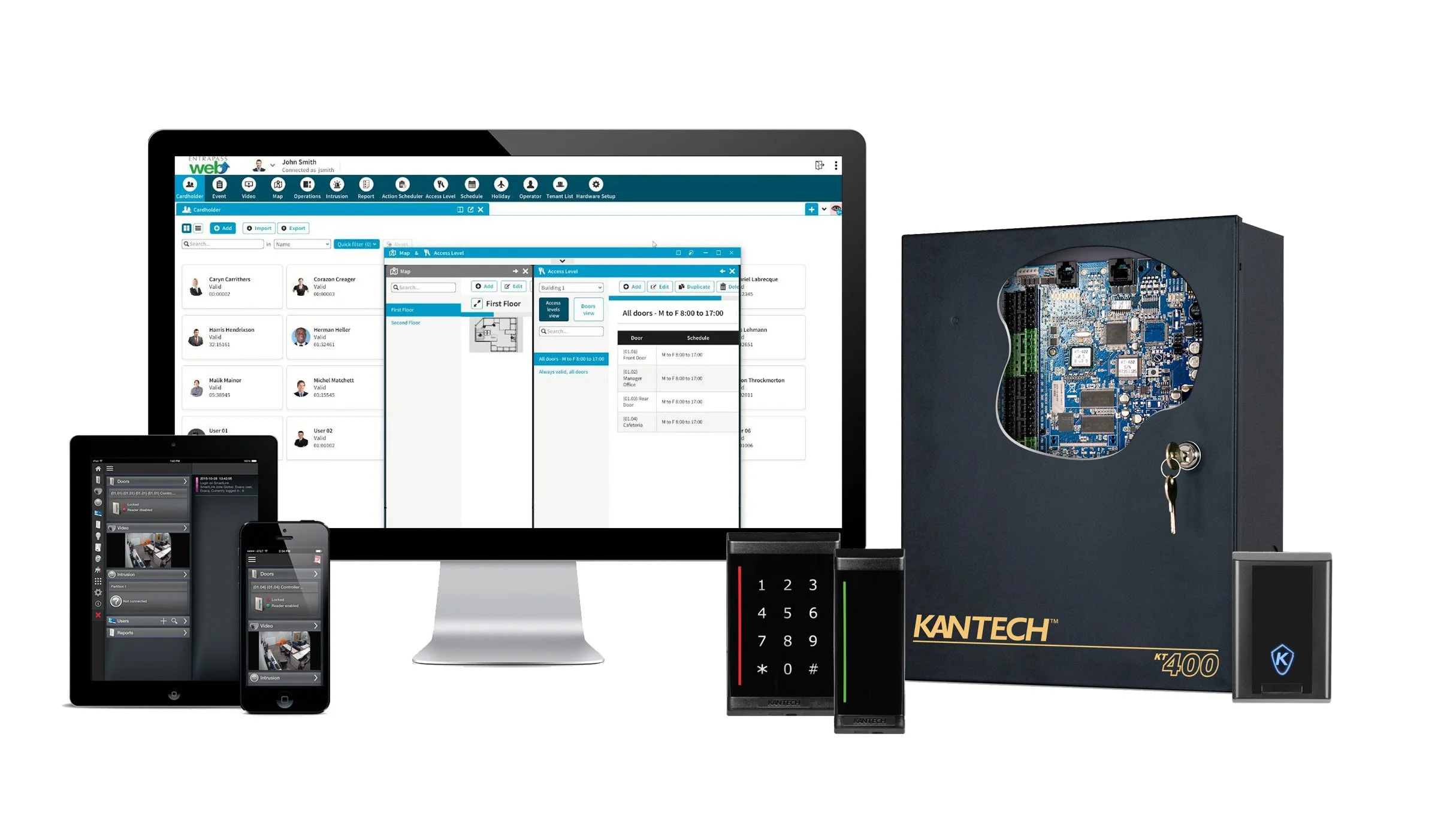 kantech vs rosslare controller
