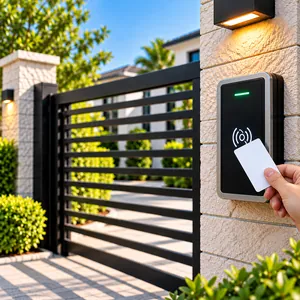 card-reader-access-community-gate-system Community Gate Systems