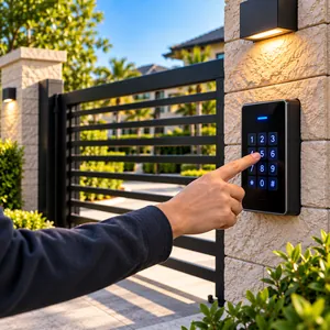 keypad-access-community-gate-system Community Gate Systems